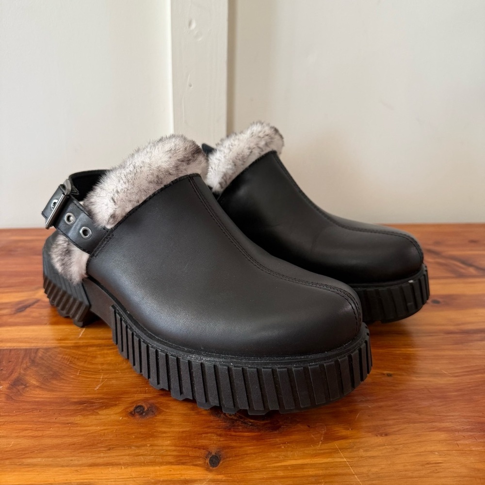 Sorel Ona Ave Slingback Black Mules